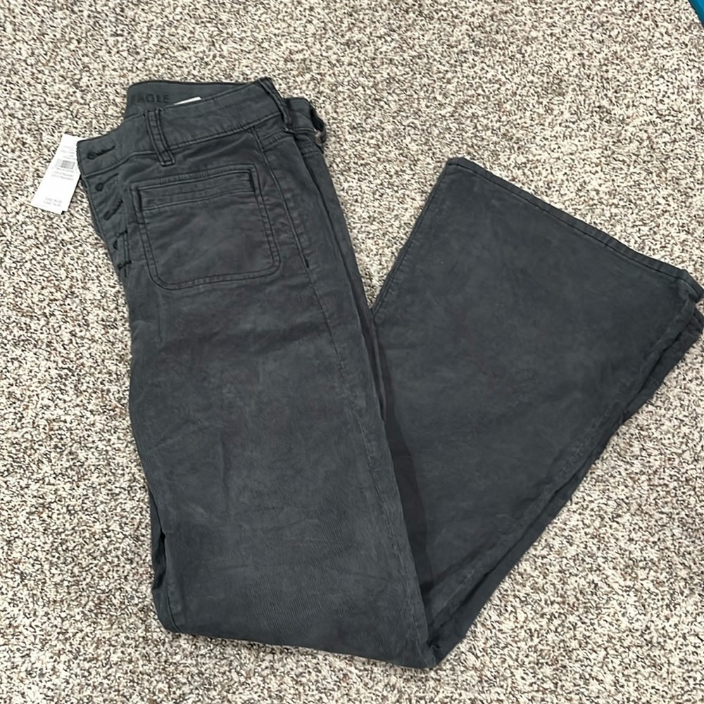 Corduroy flare pants